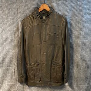 Armani Exchange Dark Brown Military Jacket